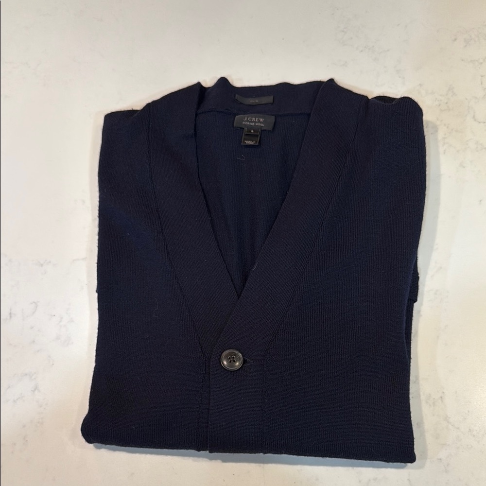 J. Crew Men's Navy Sweater